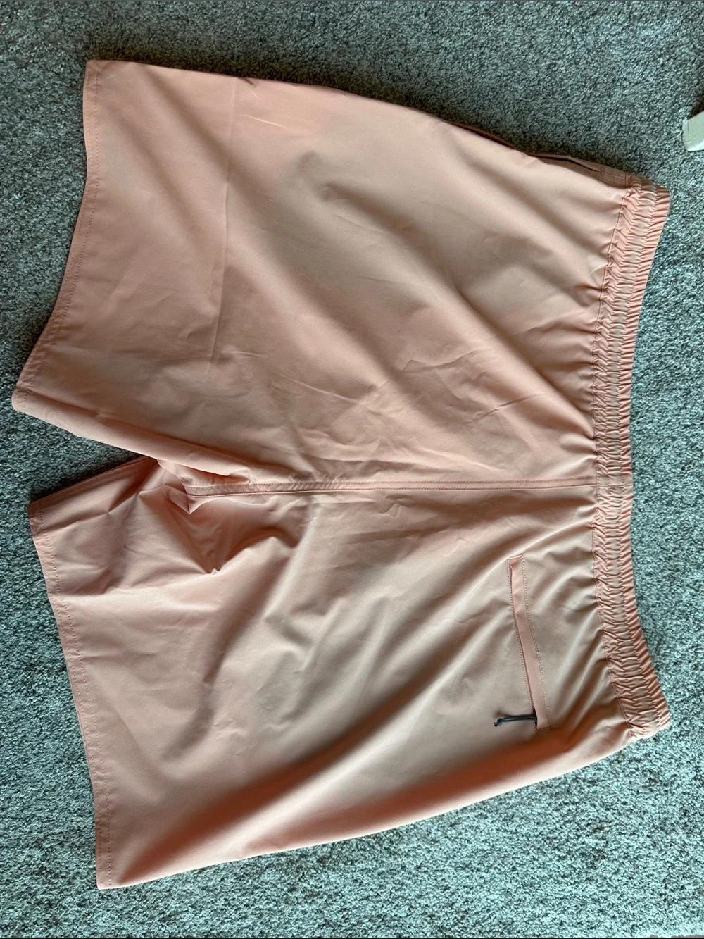 Freefly Men's UPF 50+ Shorts in Peach with Drawstring Waist